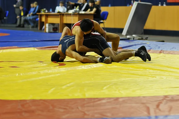 Competições na luta greco-romana — Fotografia de Stock