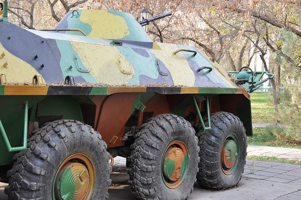 Bir Rus zırhlı personel taşıyıcı parçaları — Stok fotoğraf