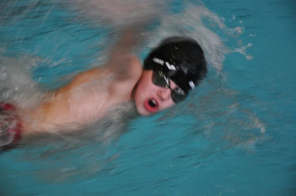 Swimming competition — Stock Photo, Image