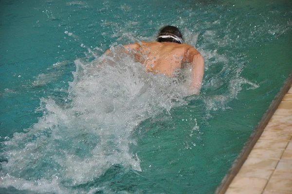 游泳比赛 — 图库照片