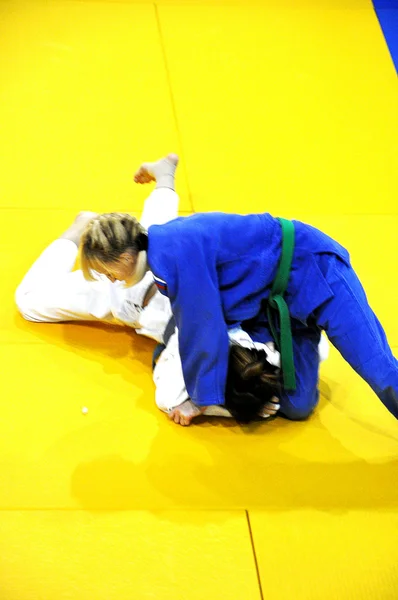 Judo competities — Stockfoto