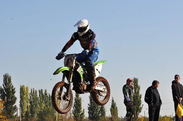 Campeonato Júnior de Motocross — Fotografia de Stock