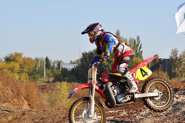 Motocross-Juniorenmeisterschaft — Stockfoto