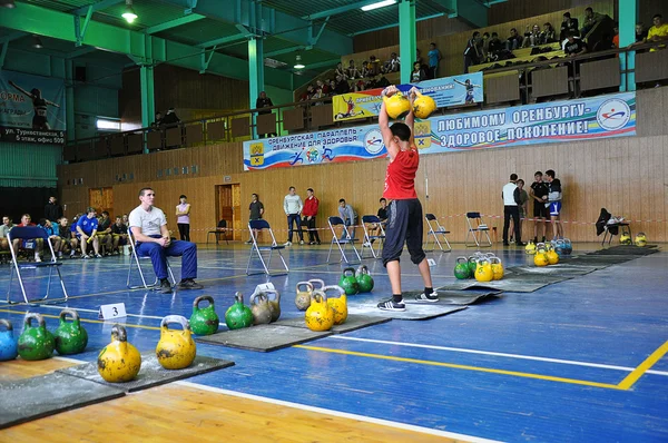 Kettlebell Ordförande — Stockfoto