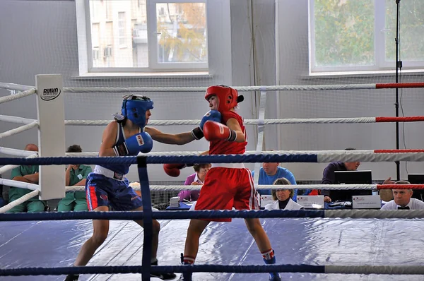 Boxe feminino — Fotografia de Stock