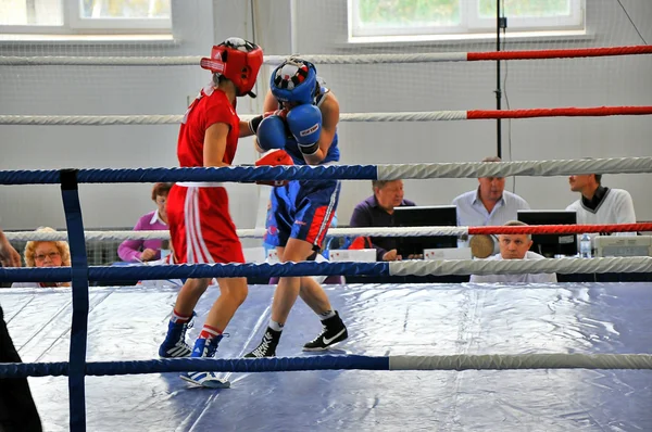 Boxeo femenino — Foto de Stock