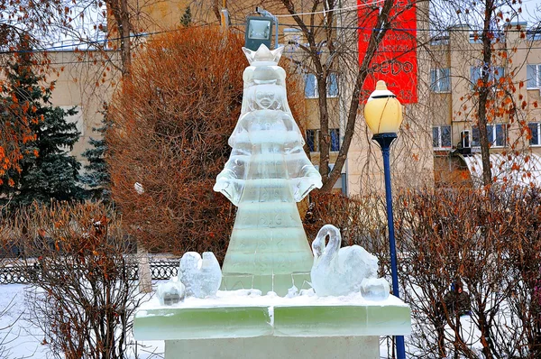 Formas de gelo ano novo — Fotografia de Stock