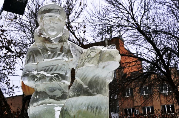 Vánoční LEDクリスマスの氷 — ストック写真