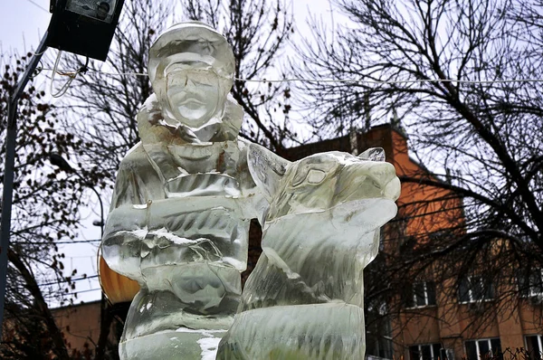 Weihnachtliches Eis — Stockfoto