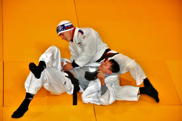 Felkészülés a Judo versenyek — Stock Fotó