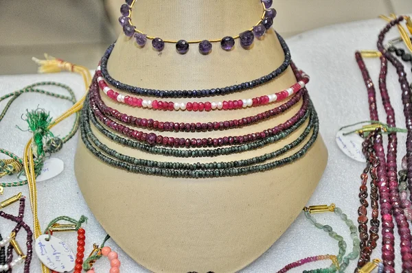 印度珠宝首饰的项链 — 图库照片