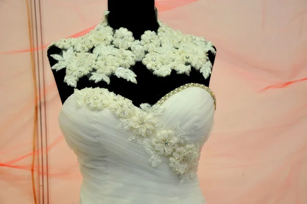 Елемент весільної сукні — стокове фото