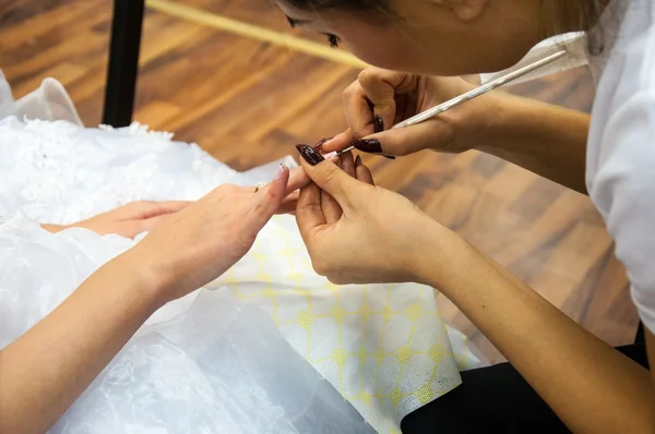 Manicure, nagel zorg — Stockfoto