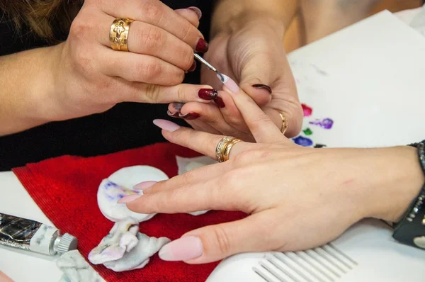 Manicure, nagel zorg — Stockfoto