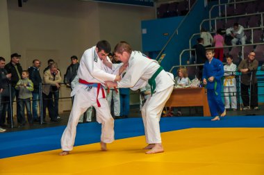 Judo yarışmaları gençler arasında