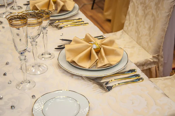 Cutlery on the table — Stock Photo, Image