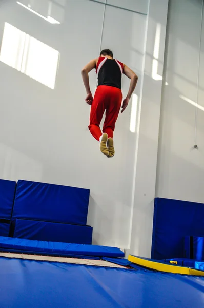 Competizioni sui salti sul trampolino — Foto Stock