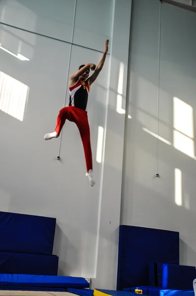 Competizioni sui salti sul trampolino — Foto Stock