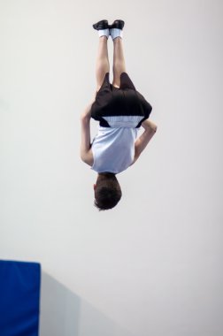 trambolin üzerinde atlar yarışmaları