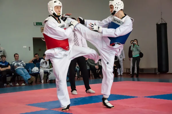Samoobrona fără arme - Taekwondo este o artă marțială coreeană — Fotografie, imagine de stoc
