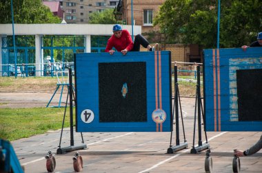 yarışmalar yangın uygulanan spor veya itfaiye spor