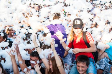 köpük duş Ivan kupala tatile soğutma