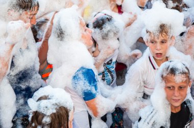 köpük duş Ivan kupala tatile soğutma