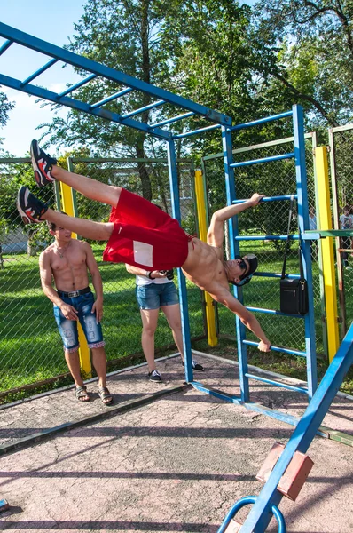 Competições amadoras de treino de rua — Fotografia de Stock