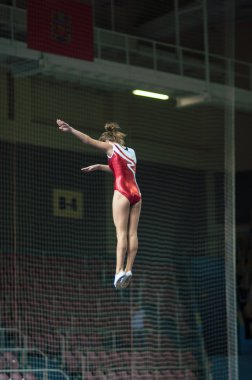 Tramplende zıplarken championship kadın