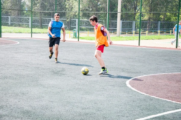 Turnering på mini fotboll — Stockfoto