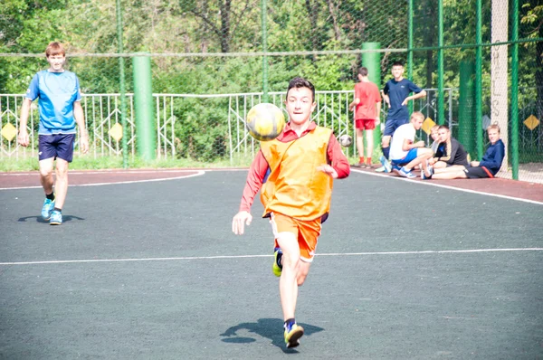 Mini-Fußballturnier — Stockfoto