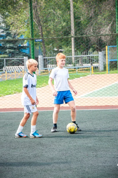 Torneio em mini-futebol — Fotografia de Stock