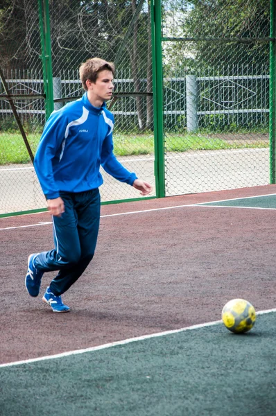 Turnering på mini fotboll — Stockfoto