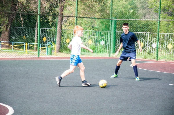 Mini-Fußballturnier — Stockfoto