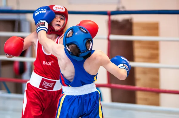 Concursos Boxeo entre Juniors —  Fotos de Stock