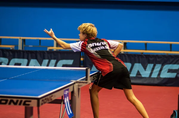 Jogar ping pong — Fotografia de Stock