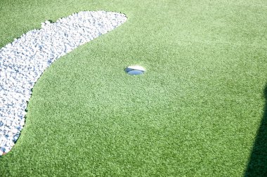 küçük kır evi için mini golf