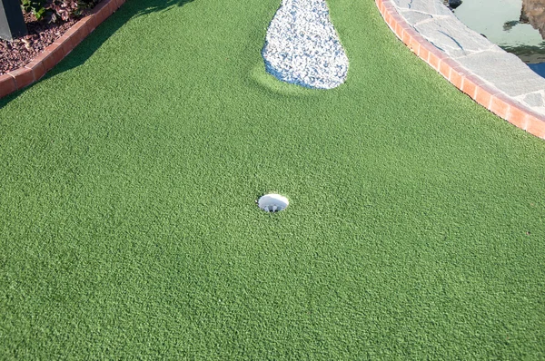 Mini golf dla małych rezydencji — Zdjęcie stockowe