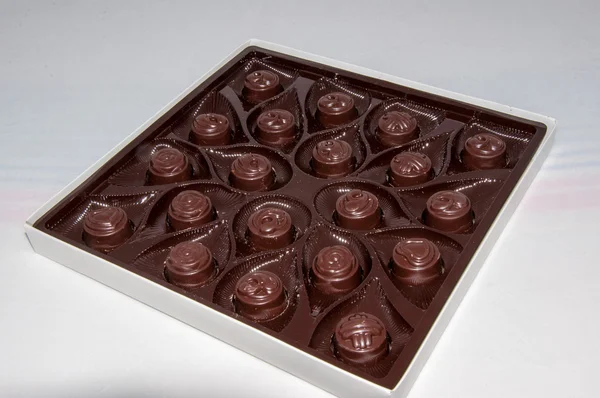 Chocolade snoep verschillende zoete Antidepressivum — Stockfoto