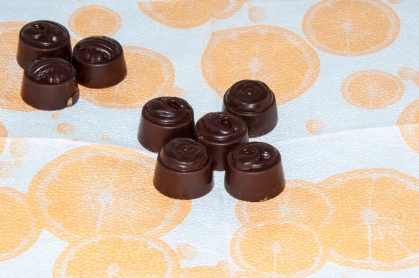 Cukierki czekoladowe inny lek przeciwdepresyjny słodki — Zdjęcie stockowe