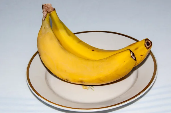 Bananas quench hunger, provide organism energy and nutrients — Stock Photo, Image