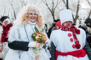 kardan adam, yılbaşı Yarışması