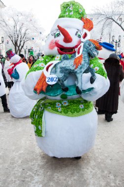 kardan adam, yılbaşı Yarışması.