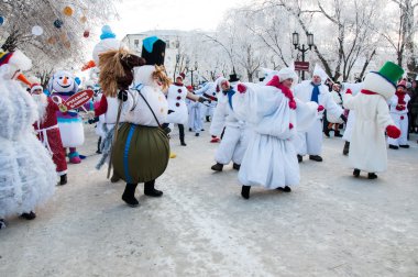 kardan adam, yılbaşı Yarışması.