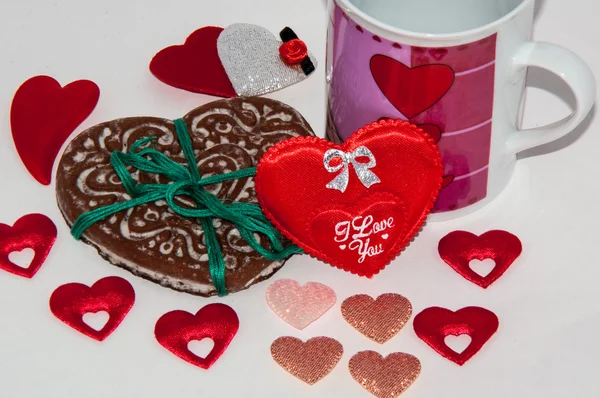 Pastelería de San Valentín — Foto de Stock