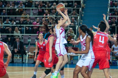 basketbol oyun Rusya İspanya