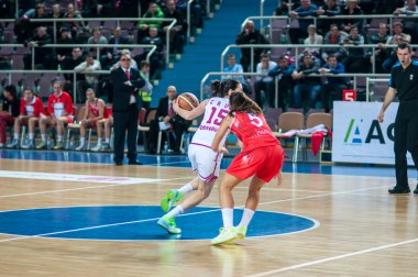 basketbol oyun Rusya İspanya