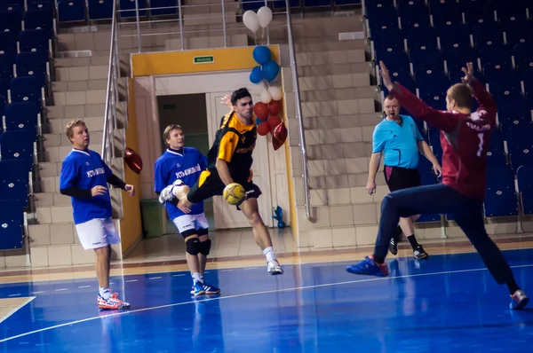 Torneio internacional de handebol em memória do primeiro governador da província de Orenburg Neplueva — Fotografia de Stock