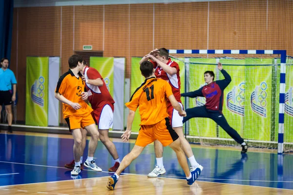 Tournoi international de handball à la mémoire du premier gouverneur de la province d'Orenbourg Neplueva — Photo