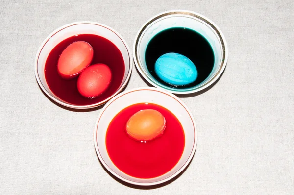 Paint Easter eggs — Stock Photo, Image